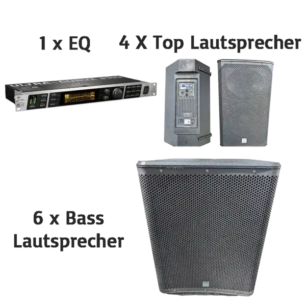 Musikaanlge / PA Lautsprecher für maximal 500 Personen mieten