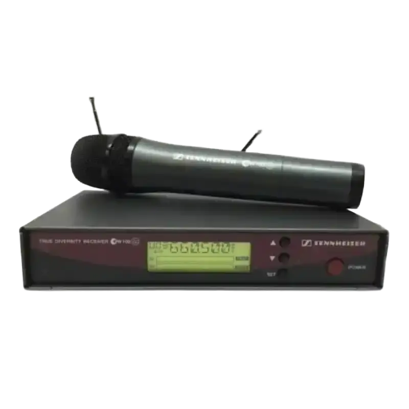 Klassisches Sennheiser EW100 G2 Funkmikrofon-Set mit analogem True Diversity Empfänger für Veranstaltungen in OWL