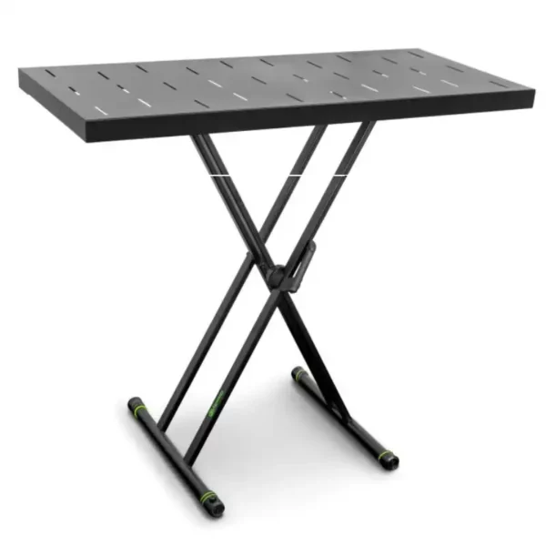 Gravity KSX 2 RD Set mit Keyboardstativ X-Form doppelt und Auflagetisch mieten