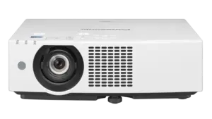 Panasonic PT-VMZ71EJ Laser-LCD-Beamer mit 7.000 ANSI Lumen zur Miete bei PvD Events in Hüllhorst – erweiterbar auf 14.000 Lumen.