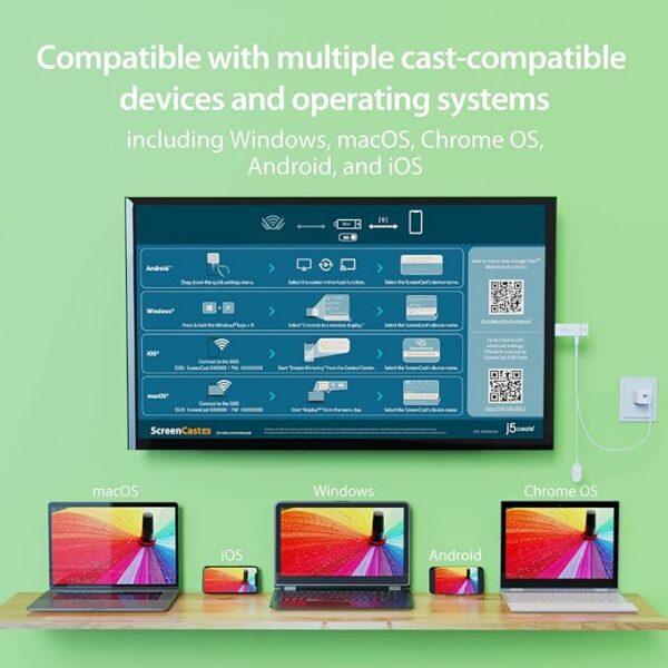j5create ScreenCast 4K Wireless Adapter Screen Cast – Bild 4