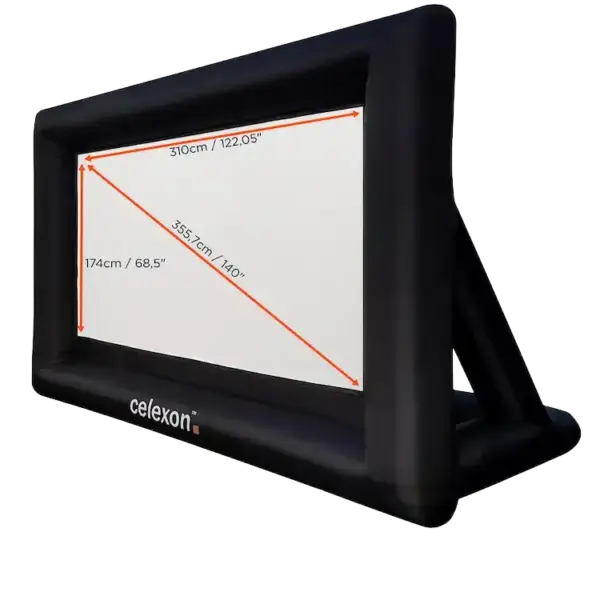 Aufblasbare celexon outdoor leinwand