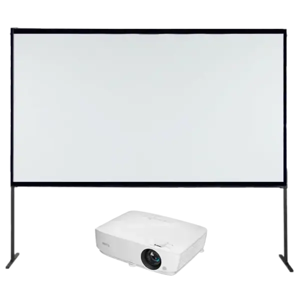 beamer und leinwand bundle mieten