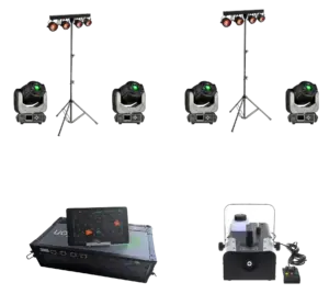 ppartylichter mieten set 5