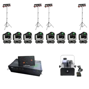 lichtset mit moving heads mieten