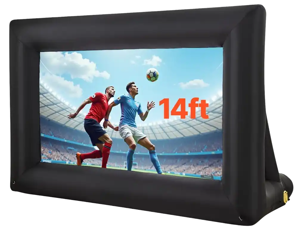 outdoor leinwand 14 ft mieten