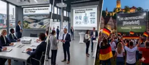 Professionelle Medientechnik für Firmen-Events, Kongresse und Public Viewing in Bielefeld mieten.