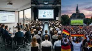 Triptychon Medientechnik Enger: Professionelle Projektionen für Firmen-Events, Seminare und Public Viewing in der Widukindstadt.