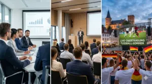 Triptychon Medientechnik Espelkamp: Professionelle Projektionen für Industrie-Events, Seminare und Public Viewing.