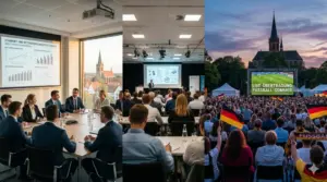 Triptychon Medientechnik Hiddenhausen: Professionelle Projektionen für Firmen-Events, Seminare und Public Viewing in der Gemeinde Hiddenhausen.