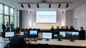 Professionelle mobile 4K-Videoregie und Kameras für ein Hybrid-Event in der Messestadt Hannover von PvD.